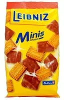 Mängden socker i Leibniz choco Mini kekse Knabber Süßes