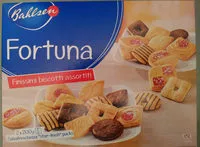 Mängden socker i Fortuna - Finissimi biscotti assortiti