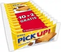 Mängden socker i Pick Up! Choco & Milk 10er + 2 Gratis