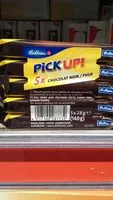Mängden socker i Pick Up! Noir 5x28G