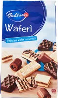Mängden socker i Waferì finissimi wafe assortiti