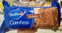 Mängden socker i Bahlsen Comtess Schoko