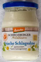 Mängden socker i Frische Schlagsahne