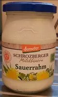 Mängden socker i Sauerrahm