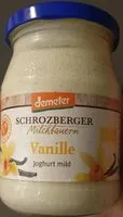 Mängden socker i Schrozberger Milchbauern Vanille Joghurt mild