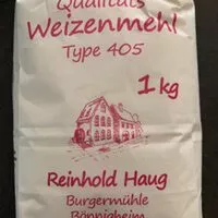Mängden socker i Weizenmehl 405