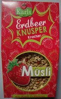 Mängden socker i Erdbeer Knusper Kracher Müsli