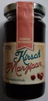 Mängden socker i Kirsch Marzipan Fruchtaufstrich