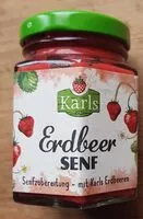 Mängden socker i Erdbeer-Senf