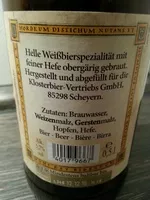 Mängden socker i Kloster-Weisse Hell