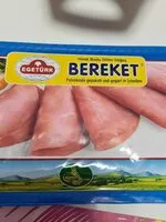 Mängden socker i Egetürk Bereket Putenkeule gepökelt und gegart in Scheiben