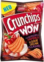 Mängden socker i Crunchips Paprika & Sour Cream