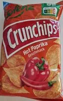 Mängden socker i Crunchips Hot Paprika