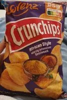 Mängden socker i Crunchips African style