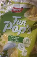 Mängden socker i Fun Pop's Sour Cream & Onion