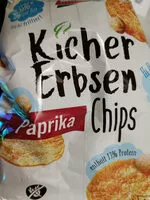 Mängden socker i Kicher Erbsen Chips Paprika
