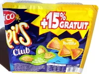 Mängden socker i Peppi's club