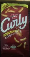 Mängden socker i Curly cacahuète