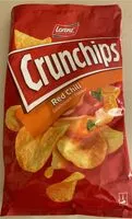 Mängden socker i Crunchips red chili