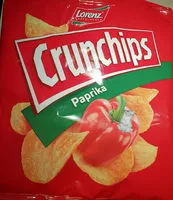 Mängden socker i Crunchips Paprika