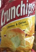 Mängden socker i Lorenz Crunchips Cheese & Onion Flavour