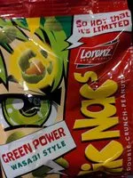 Mängden socker i Nic nacs Green Power wasabi style