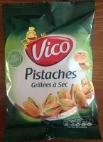 Mängden socker i Pistaches grillées à sec