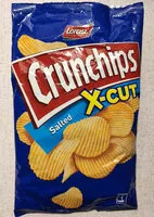 Mängden socker i Crunchips X-cut, sós