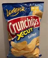Mängden socker i Crunchips X-Cut Salted