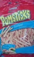 Mängden socker i Pomsticks salted
