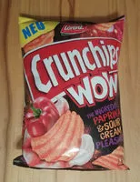 Mängden socker i Crunchips WoW Paprika and Sour Cream