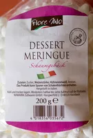 Mängden socker i Dessert meringue Schaumgebäck