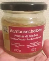 Mängden socker i Pousses de bambou