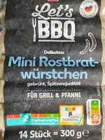 Mängden socker i Mini Rostbratwurst