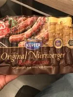 Mängden socker i Original Nürnberger Rostbratwürste
