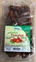 Mängden socker i Getrocknete tomaten