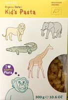 Mängden socker i Organic Safari Kid's Pasta