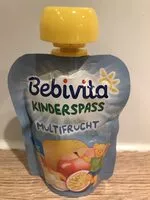 Mängden socker i Bebivita Kinder Spaß Multifrucht