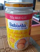 Mängden socker i Zwieback in Apfel 🍎 Banane