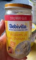 Mängden socker i Vollkorn in Apfel-Banane