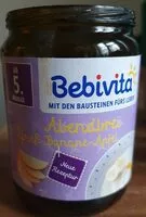 Mängden socker i Abendbrei Grieß-Banane-Apfel