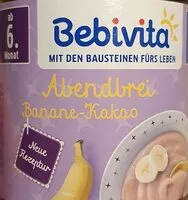 Mängden socker i Abendbrei Banane-Kakao