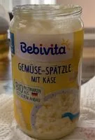 Mängden socker i Gemüse Spätzle mit Käse