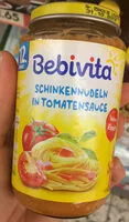 Mängden socker i Schinkennudeln in Tomatensauce