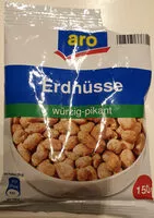 Mängden socker i Erdnüsse würzig-pikant