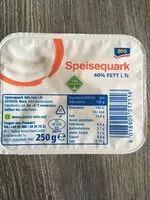 Mängden socker i Speisequark 40%