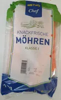 Mängden socker i knackfrische Möhren