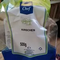 Mängden socker i Kirschen, Sauerkirschen, getrocknet, gezuckert