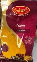 Mängden socker i Haldi, turmeric