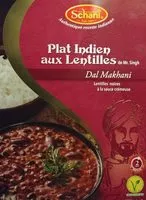 Mängden socker i Plat indien aux lentilles